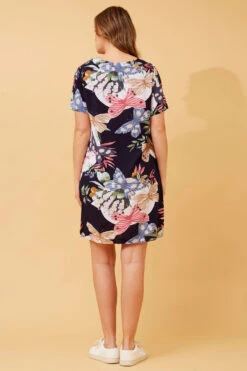 PIPPA BUTTERFLY PRINT DRESS -Female Clothing Store 3b515a7ffc279547b7f2673f111a208b