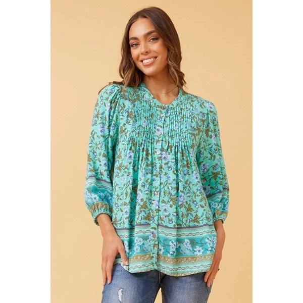 LYNDEN FLORAL BOHO TOP 7 LYNDEN FLORAL BOHO TOP - Image 7