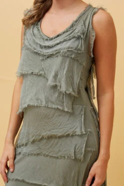 SUZY SLEEVELESS TIERED DRESS -Female Clothing Store 3c79ff9793e7e2cd47b204e636d5fe76