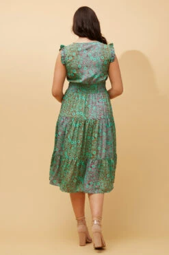 KIRAN FLORAL BOHO MIDI DRESS -Female Clothing Store 3d83a0f0dfe7ac1ffac0f567963fba79