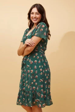 JEMMA FLORAL SHORT DRESS -Female Clothing Store 3e2eb5e010f9b8da118723e1f0a93357