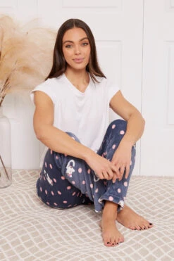 CAT PRINT PLUSH PYJAMA PANTS -Female Clothing Store 3e3337ebcdec3cfa11afbff48a7a5aa5