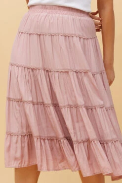 LUCIENE LACE TIERED MIDI SKIRT -Female Clothing Store 3e76f4e3bd594972ee0289444e2f0102