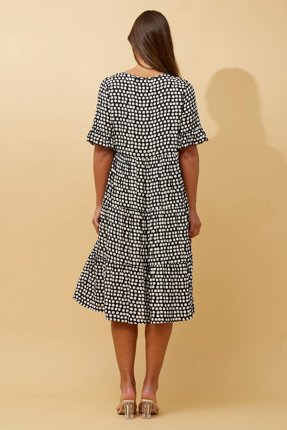 KENNA POLKA DOT MIDI DRESS 7 KENNA POLKA DOT MIDI DRESS - Image 7