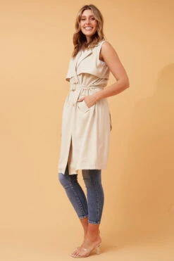 ODILE DOUBLE BREASTED VEST -Female Clothing Store 4073a5e413f097fb26e28939dfbc20d7