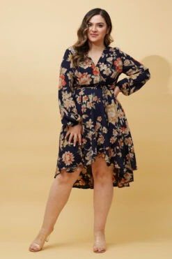 WILLOW FLORAL WRAP DRESS -Female Clothing Store 41215d65abfa369602c72a891dfd4fa6