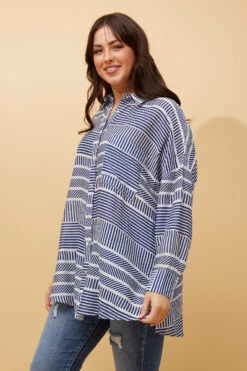 SHIRLEY STRIPE SHIRT 13 SHIRLEY STRIPE SHIRT -Female Clothing Store 427cdf72ce1b9239b4520c9ebe3c9fe5