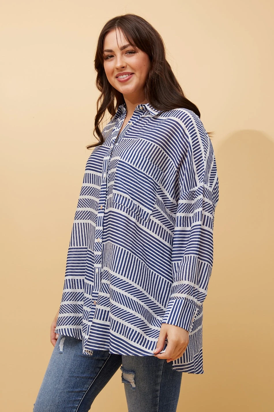 SHIRLEY STRIPE SHIRT 6 SHIRLEY STRIPE SHIRT - Image 6