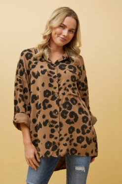 HAVANA ANIMAL PRINT SHIRT -Female Clothing Store 458139c21148bcff3dfa4b8330376285