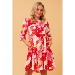 NIKO FLORAL SHORT DRESS -Female Clothing Store 4708b73315b4200ea18747b190f7ef37