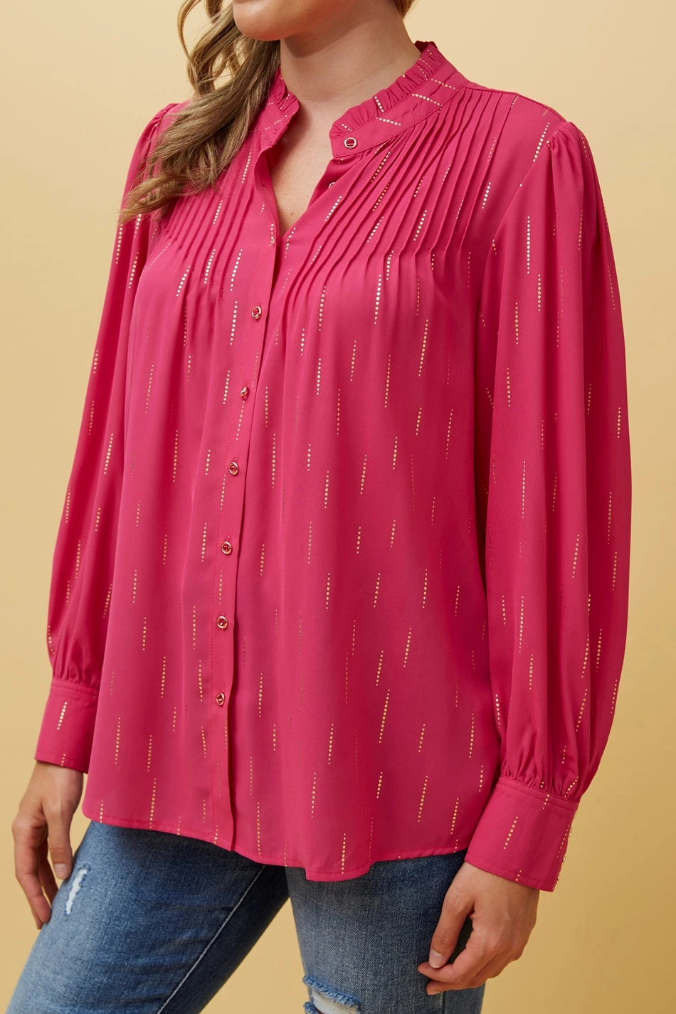 GEMINI FOIL PRINT SHIRT 17 GEMINI FOIL PRINT SHIRT - Image 17