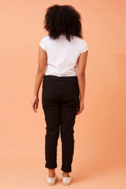 JANJA SEQUIN PATCHWORK PRINT JOGGERS -Female Clothing Store 4984235fd5bdf30ace837d78908beeb2