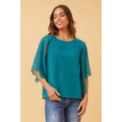 LEILANI SPLIT SLEEVE TOP -Female Clothing Store 4a9bb061b2cafc7217035af2585f4085