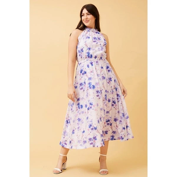TALISIA HALTER NECK FLORAL DRESS 10 TALISIA HALTER NECK FLORAL DRESS - Image 10