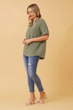 KAI FLORAL EMBROIDERY DETAIL TOP -Female Clothing Store 4d199734b600353232810238fcd03782