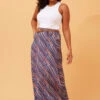 BETTY ABSTRACT BOHO MAXI SKIRT