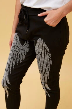JANJA STUDDED WINGS JOGGER PANTS -Female Clothing Store 4f5e5d1ca9a3168d08bd0fc628de8094