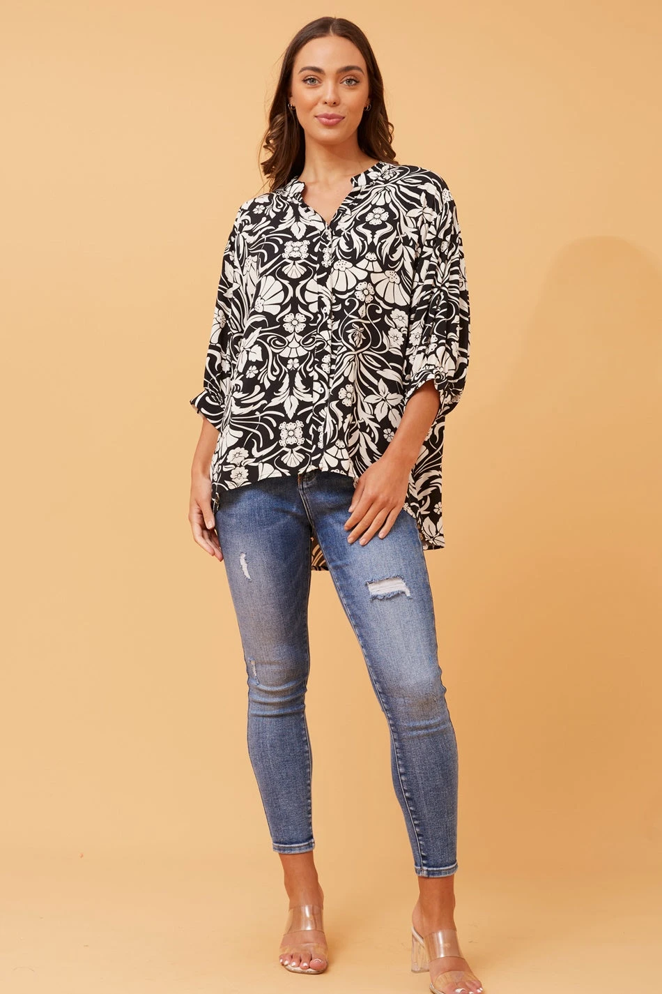 BELINA FLORAL PRINT TOP - Image 4