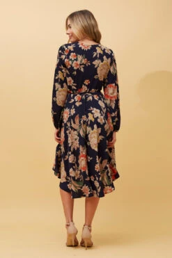WILLOW FLORAL WRAP DRESS -Female Clothing Store 51602906d4f7f7c164eeac9c08ff90a5