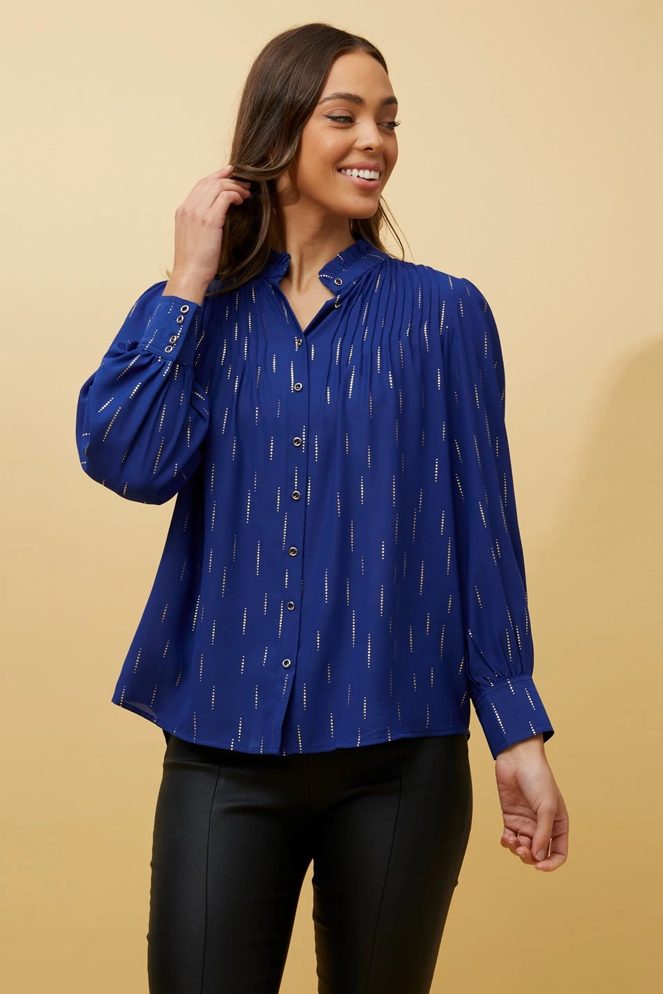 GEMINI FOIL PRINT SHIRT 8 GEMINI FOIL PRINT SHIRT - Image 8