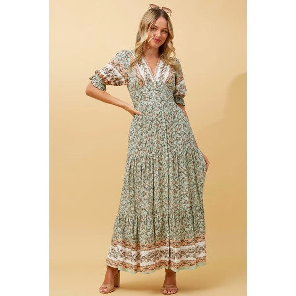 ELSIE FLORAL BOHO MAXI DRESS 8 ELSIE FLORAL BOHO MAXI DRESS - Image 8