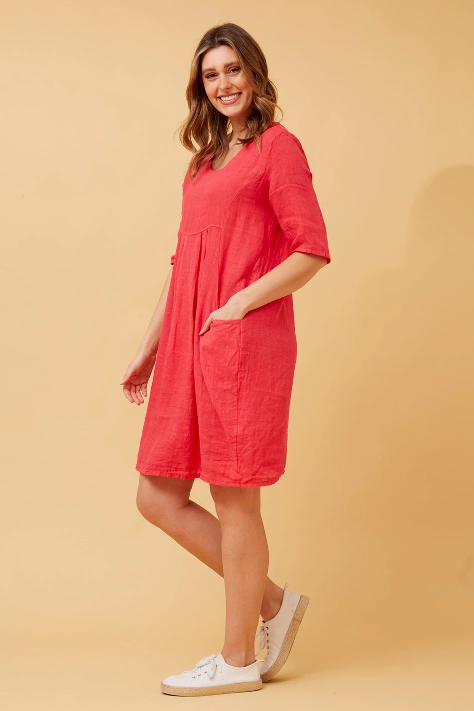 PISA LINEN DRESS 2 PISA LINEN DRESS - Image 2