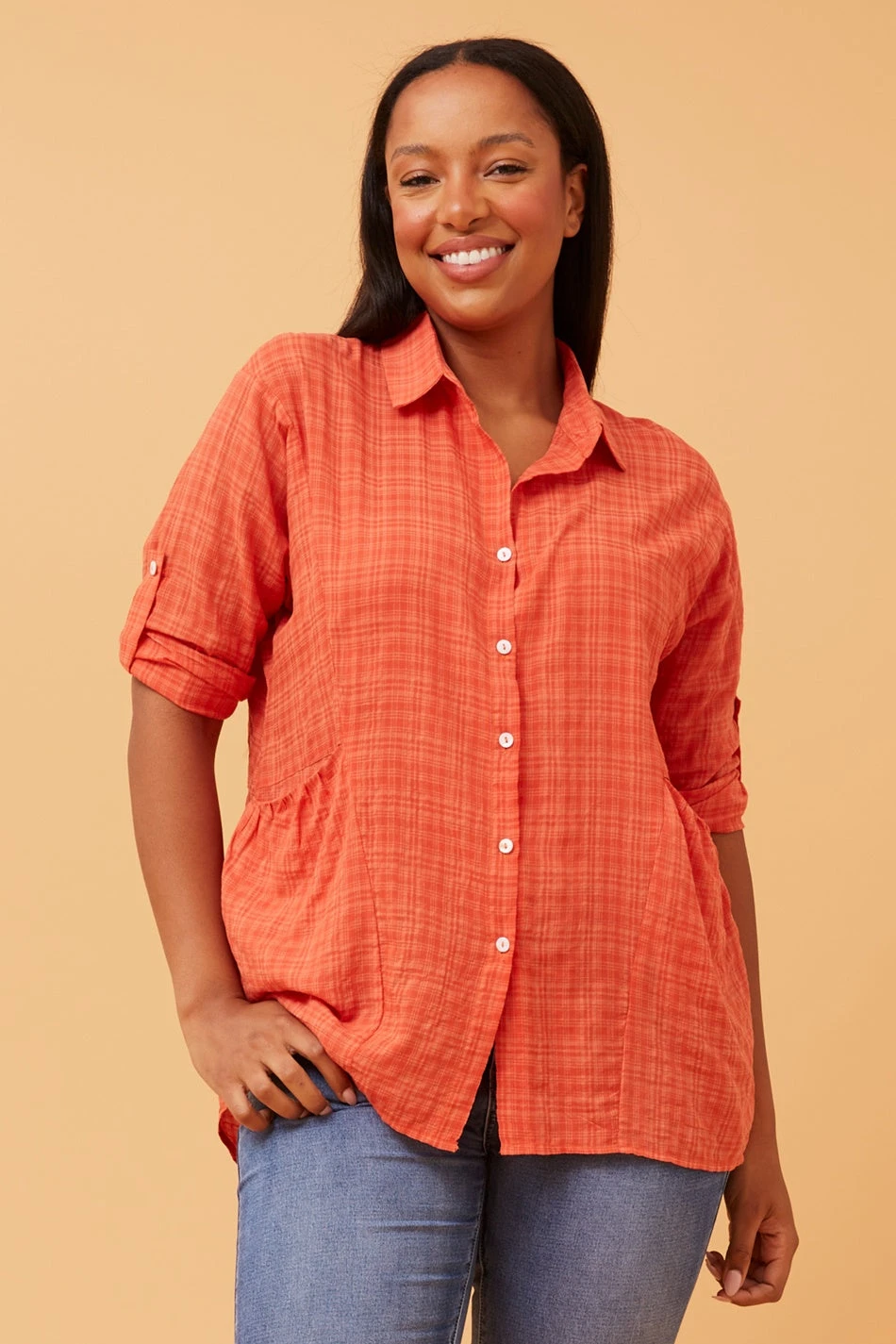 MAISIE CHECK SHIRT - Image 3