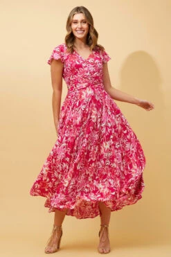MALIBU FLORAL MAXI DRESS -Female Clothing Store 5a63905fbdf3c5812a1933a36f458003
