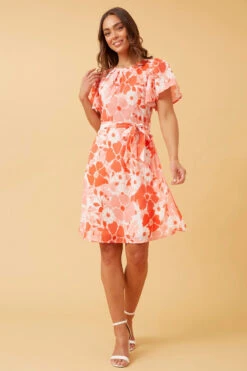 RAELENE FLORAL SHORT DRESS -Female Clothing Store 5c1abffca1de4626bb41d5756ff1a8f0