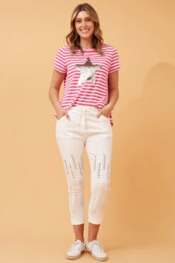 JANJA EMBELLISHED JOGGERS -Female Clothing Store 5e5caa567eddf4efff7d66cde2e927b8