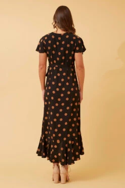 RAMISA POLKA DOT WRAP DRESS -Female Clothing Store 5ebc142ac4dc2ed2e16f8b6147b1441a