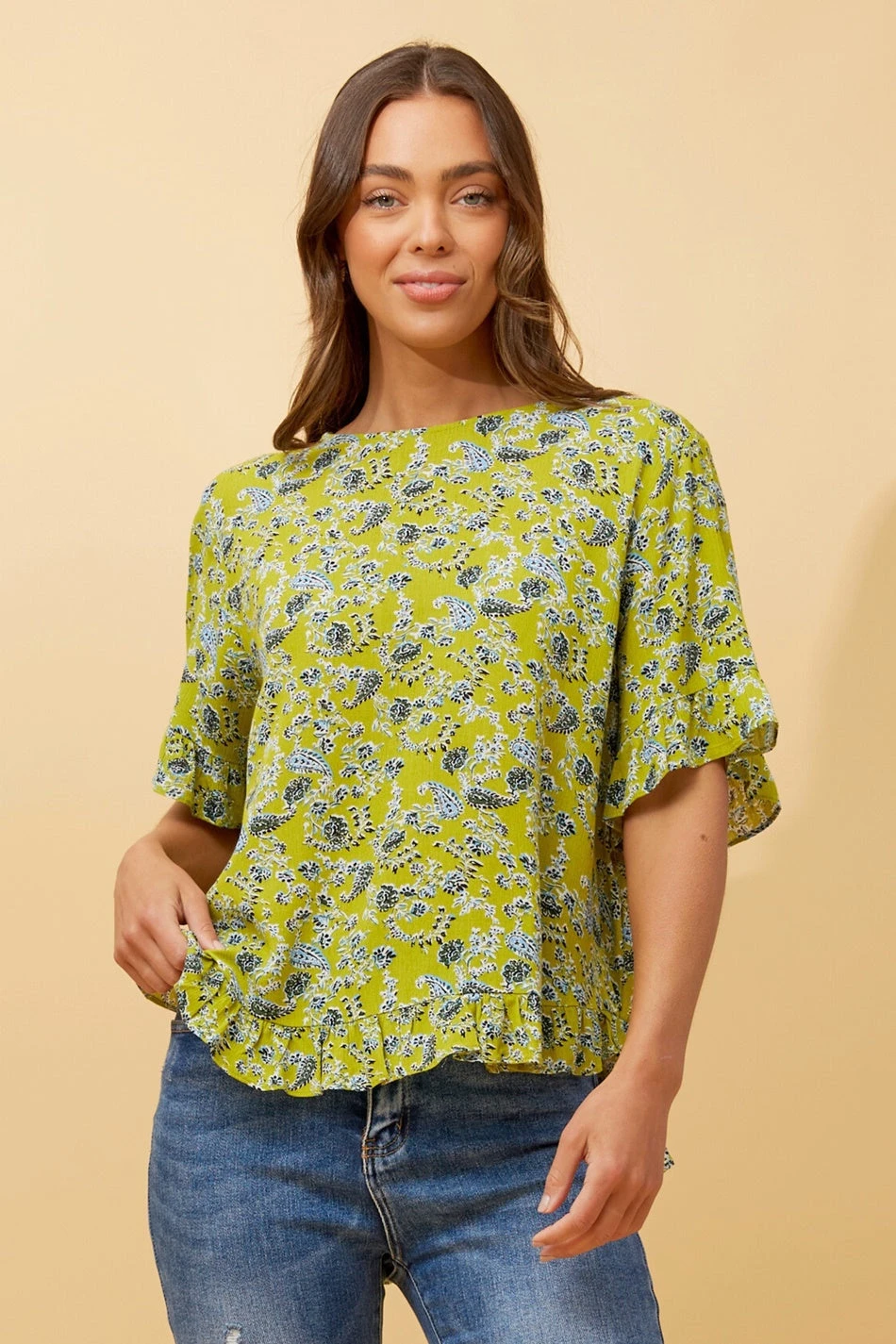 FRILA PAISLEY BOHO TOP 3 FRILA PAISLEY BOHO TOP - Image 3