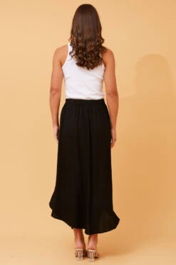 ESTRELLA LINEN MIDI SKIRT -Female Clothing Store 5f61cffb453479d86fe07cfa4b960ba4