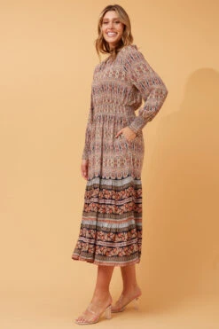 BOHO BORDER DETAIL MAXI DRESS -Female Clothing Store 60d4fd0b0c82f4ac9feefff9cb5250be