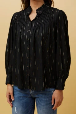 GEMINI FOIL PRINT SHIRT 24 GEMINI FOIL PRINT SHIRT -Female Clothing Store 60e4a7bd6bde9bc92a43fe8600b69783