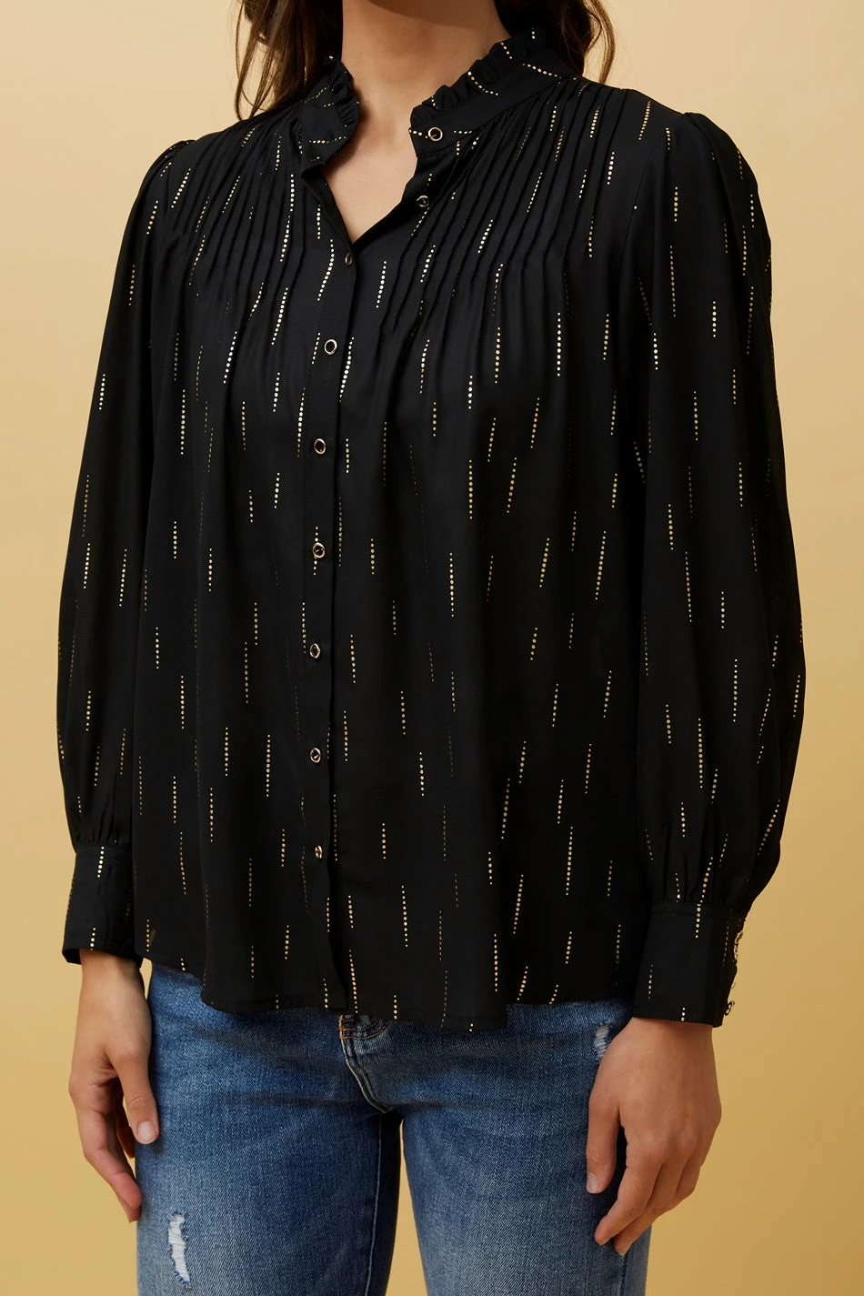 GEMINI FOIL PRINT SHIRT 5 GEMINI FOIL PRINT SHIRT - Image 5