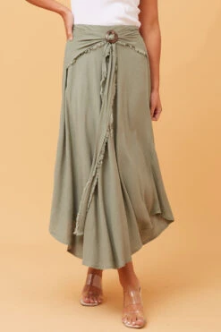 ESTRELLA LINEN MIDI SKIRT -Female Clothing Store 620057a1e92259228ecf2f5436ec56eb
