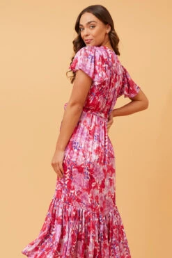 DAWN FLORAL MIDI DRESS -Female Clothing Store 6445ed1fee370769c9aebd5a7248ab5d