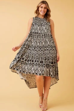 DREW TIERED TRAPEZE DRESS -Female Clothing Store 64737273438d66b229392bf548584d53