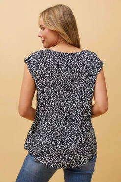 SHELLY LEOPARD SHELL TOP -Female Clothing Store 6637545826560d93e1643e8630707f5a