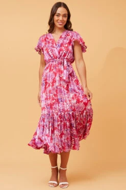 DAWN FLORAL MIDI DRESS -Female Clothing Store 6669df7681983b84cb1b8c317cae7e2d