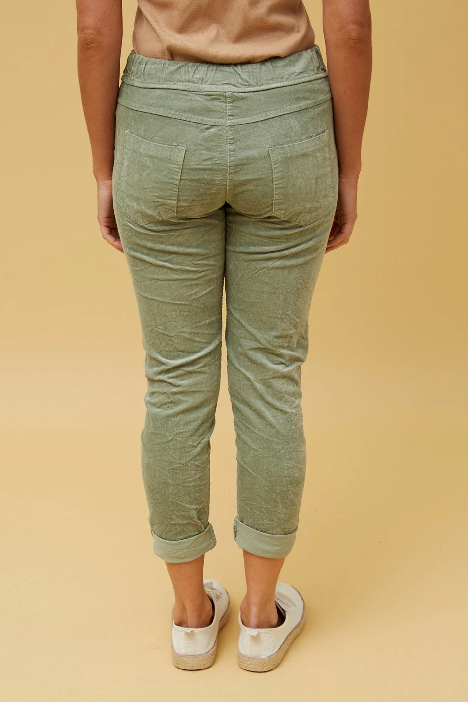 CARRISA PATCHWORK PRINT JOGGER PANTS - Image 16