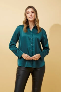 ALITA SATIN SHIRT -Female Clothing Store 6685e43c07161904b46e2e2b44f4be61