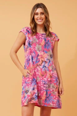 SISLEY FLORAL LINEN SHIFT DRESS 21 SISLEY FLORAL LINEN SHIFT DRESS -Female Clothing Store 690b590acdcd00e8a6ad475b12cc3a48