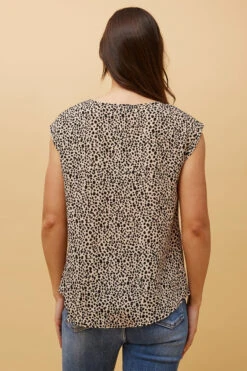 SHELLY LEOPARD SHELL TOP -Female Clothing Store 69d61c1c2e98d2b3295fb930611476b3
