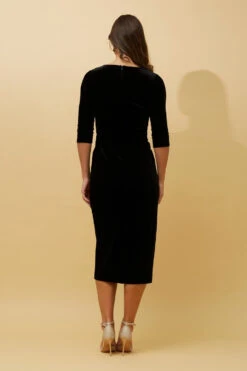 KIRALEE VELOUR BODYCON MIDI DRESS -Female Clothing Store 6bba0985b9a37a50a0d1dec8392c4ce1