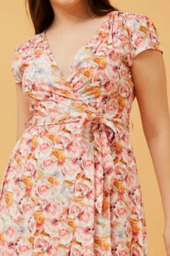 NERIDA FLORAL MIDI DRESS -Female Clothing Store 6bf3f1bd0a327cd73b834f01010733fd