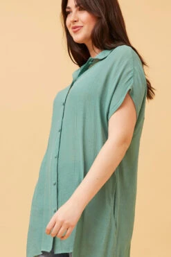 BLU ASYMMETRICAL HEM SHIRT -Female Clothing Store 6df6b39bbf38002cfa741c31ee33b9d6