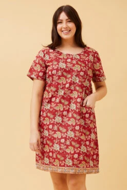BELITA FLORAL SHIFT DRESS -Female Clothing Store 6e5fdd5fd374a272ceb16341a7530222