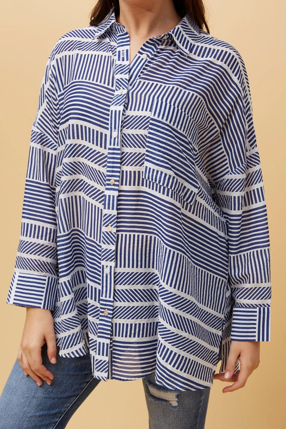 SHIRLEY STRIPE SHIRT 5 SHIRLEY STRIPE SHIRT - Image 5